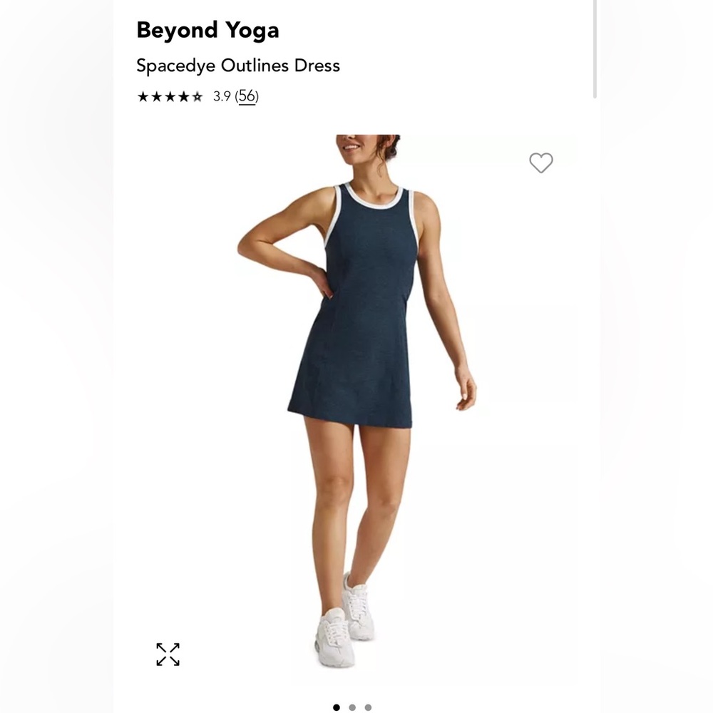 Beyond yoga navy spacedye outlines dress